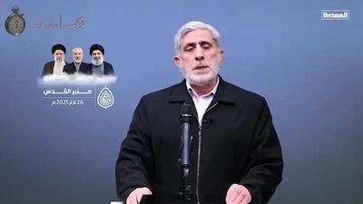 حمله دوباره ایران به اسرائیل به زودی/ سردار قاآنی سخنرانی کرد