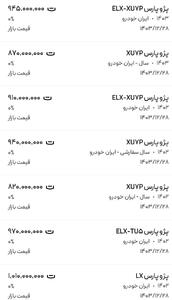 قیمت پژو پارس، امروز ۷ فروردین ۱۴۰۴
