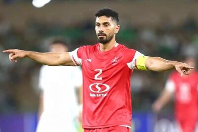 وضعیت نامشخص کاپیتان پرسپولیس برای دیدار با شمس آذر