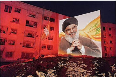 ببینید | تصاویر مخفیانه؛ دقایقی پس از لحظه انفجار محل شهادت سید حسن نصرالله