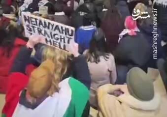 تجمع همبستگی با غزه در آمستردام +فیلم