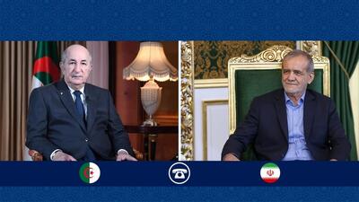 رئیس جمهور: روابط ایران و الجزایر در فضایی برادرانه و دوستانه در حال گسترش است