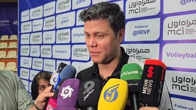 صحبت های مهدی مهدوی سرمربی شهداب پس از اولین فینال لیگ برتر والیبال مقابل فولاد سیرجان