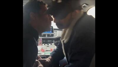 سورپرایز جذاب بهرام افشاری برای نوید محمدزاده در آمریکا (فیلم)