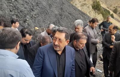 وزیر صمت از معدن حادثه دیده دامغان بازدید کرد