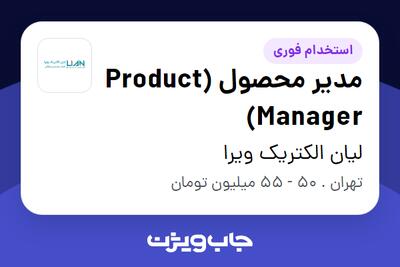 استخدام مدیر محصول (Product Manager) در لیان الکتریک ویرا