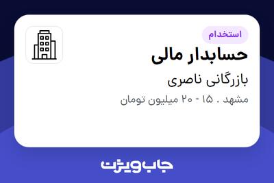 استخدام حسابدار مالی در بازرگانی ناصری