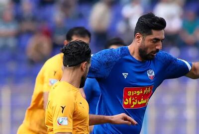 داماش گیلان 1 – 1 پالایش نفت بندرعباس: آبی های رشتی در همسایگی سقوط