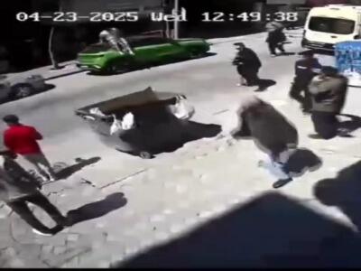 سقوط از ارتفاع در زمین لرزه پرقدرت امروز استانبول