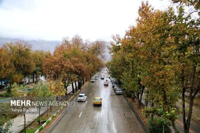 آغاز بارش بهاری در قزوین