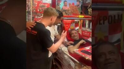 دیدار هوادار معروف ایرلندی پرسپولیس با عمو موسی