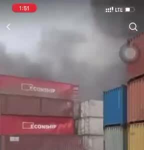 ویدیو نزدیک از حادثه که توسط یکی از حاضران ضبط شده است