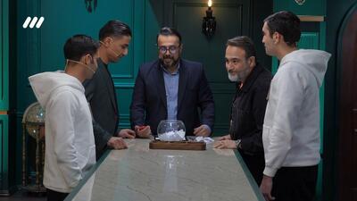 رقابت پانتومیم بین حسین طیبی و مهران غفوریان