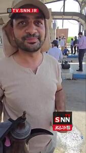 مهمان‌نوازی مردم بندرعباس از امدادگران و آتش‌نشانان