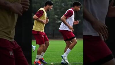 برشی از تمرین دیروز عصر پرسپولیس (۷ اردیبهشت)
