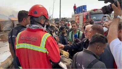 بازدید وزیر کشور از محل حادثه بندر شهید رجایی | رویداد24