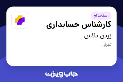 استخدام کارشناس حسابداری در زرین پلاس