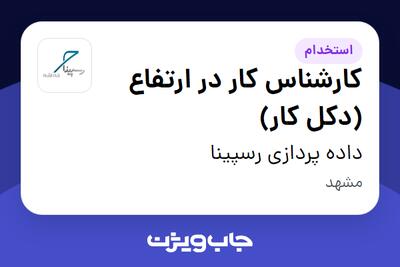 استخدام کارشناس کار در ارتفاع (دکل کار) - آقا در داده پردازی رسپینا