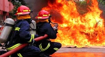 آتش‌سوزی در مغازه مکانیکی فرون‌آباد با ۴ مصدوم