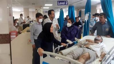 بستری ۷۰ مجروح حادثه بندر شهید رجایی در بیمارستان