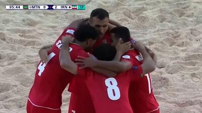 خلاصه بازی تیم ملی فوتبال ساحلی ایران 5-4 موریتانی