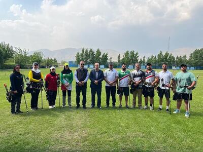 بازدید مناف هاشمی از اردوی تیم ملی تیراندازی با کمان