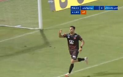 فیلم/ گل سوم پرسپولیس به مس توسط علی‌پور - پارس فوتبال