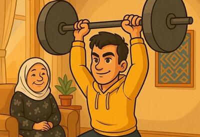 ببینید؛ تمرینات ورزشی عمو پورنگ زیر نظر ننه نقلی