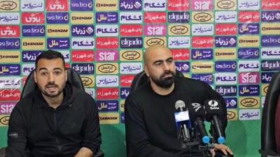 انتقاد مازیار زارع سرمربی ملوان به عملکرد داور پس از تساوی با ذوب آهن