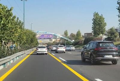 تردد روان در آزادراه های البرز