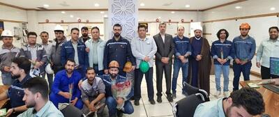 دیدار معاون منابع انسانی و امور اجتماعی با کارکنان بخش‌های تولیدی شرکت فولاد خوزستان