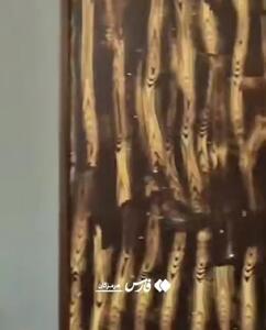 انفجار بندر شهید رجایی تکه‌های شیشه را به دیوار شلیک کرد + فیلم