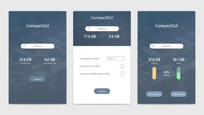 ابزار رایگان CompactGUI فضای زیادی از ویندوز را آزاد می‌کند