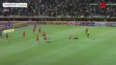 خلاصه بازی شمس آذر ۰ - تراکتور ۴+ فیلم