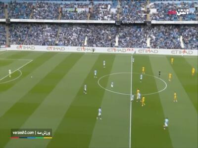 خلاصه بازی منچسترسیتی 1 - ولورهمپتون 0
