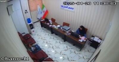 تصاویر جدید دوربین‌های مدار بسته از لحظه انفجار بندر
