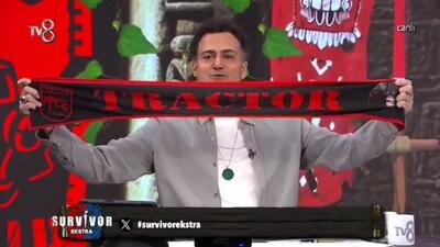تبریک قهرمانی تراکتور توسط مجری شبکه TV۸ ترکیه