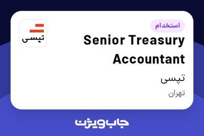 استخدام Senior Treasury Accountant در تپسی