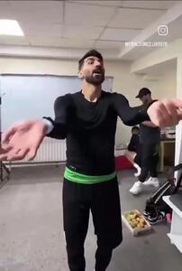 فیلم رقص علیرضا بیرانوند بعد از قهرمانی تراکتور!