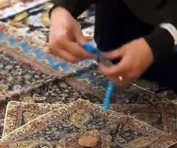 تعویض سفره‌های عقد در حرم امام رضا علیه السلام