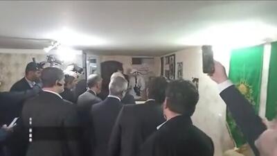 حضور پزشکیان در منزل مادر رئیسی