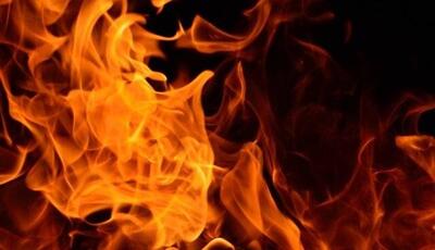 مهار همزمان دو آتش‌سوزی در تبریز
