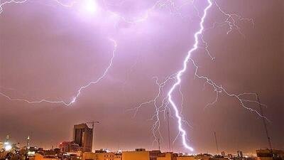 رگبار و رعدبرق در البرز