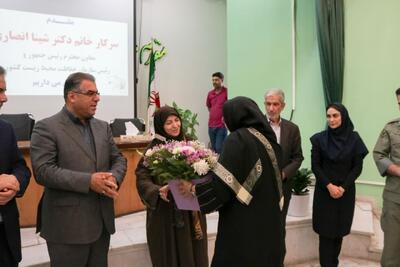دیدار شینا انصاری با محیط‌بانان استان سمنان