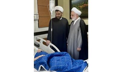 عیادت رئیس قوه قضاییه از حضرت آیت‌الله نوری همدانی