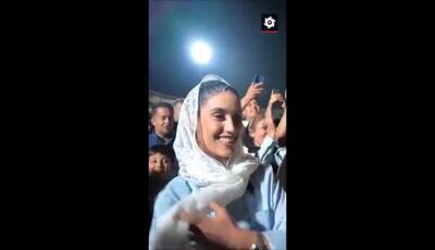خواستگاری وسط جشن صعود؛ وقتی بازیکن اسبق پرسپولیس یک شب فوتبالی را عاشقانه کرد