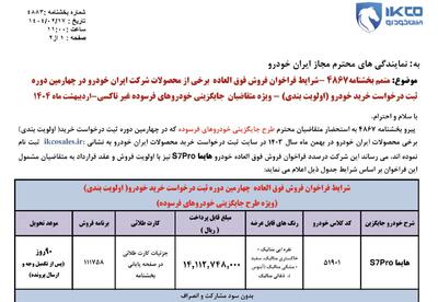 آغاز فروش فوق العاده ایران خودرو + شرایط | رویداد24