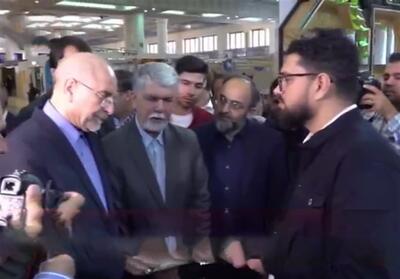 رئیس مجلس از نمایشگاه کتاب تهران بازدید کرد - تسنیم