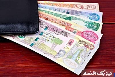 قیمت دینار عراق امروز چهارشنبه ۱۷ اردیبهشت ۱۴۰۴
