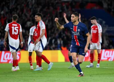 گزارش زنده؛ پی‌اس‌جی‌ 2-1 آرسنال